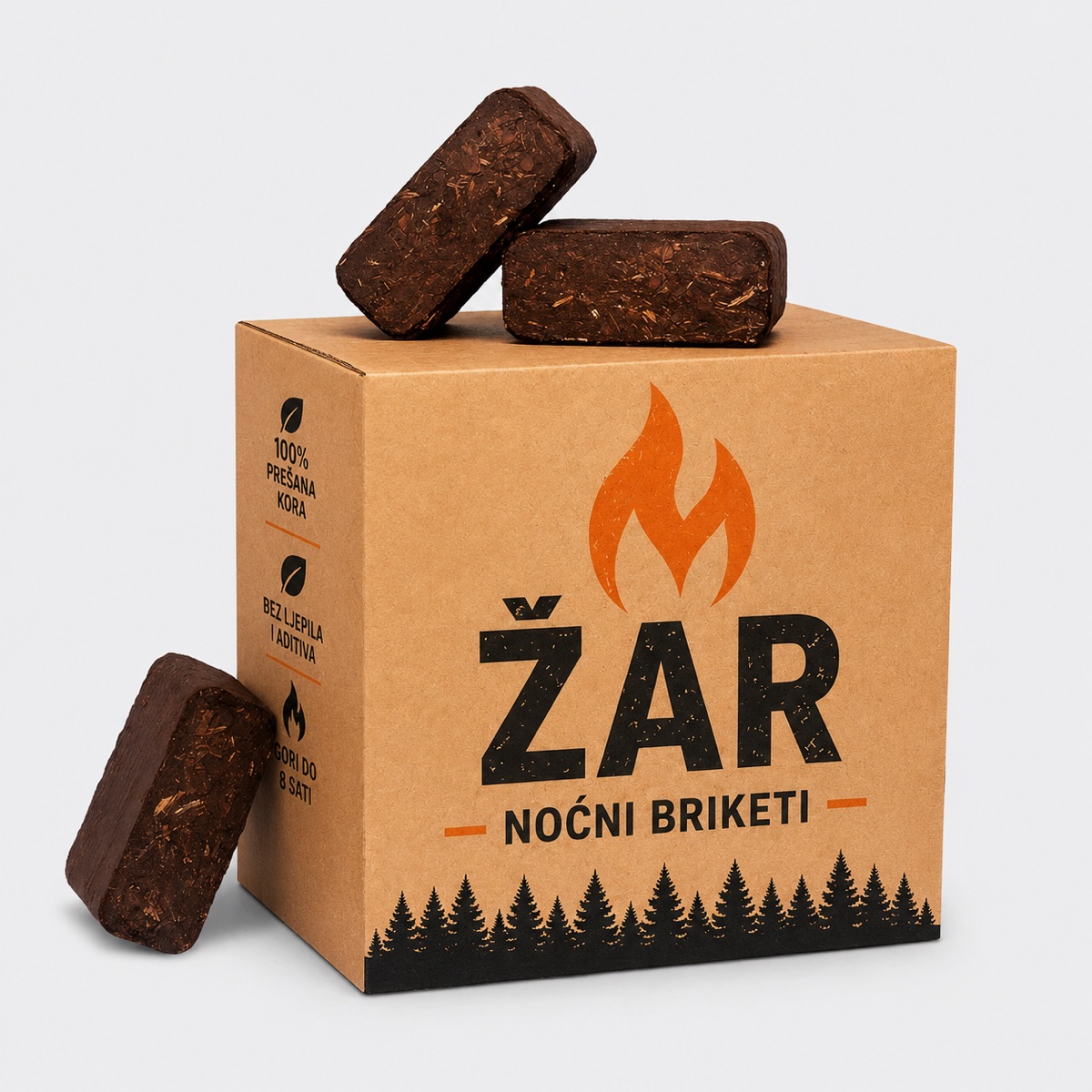 ŽAR™ kutija noćnih briketa 10 kg